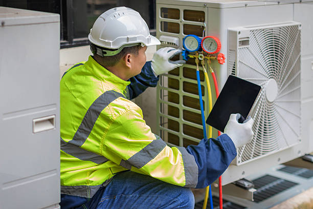 Professional Ductwork Repair technician working in Thompson Ridge, NY